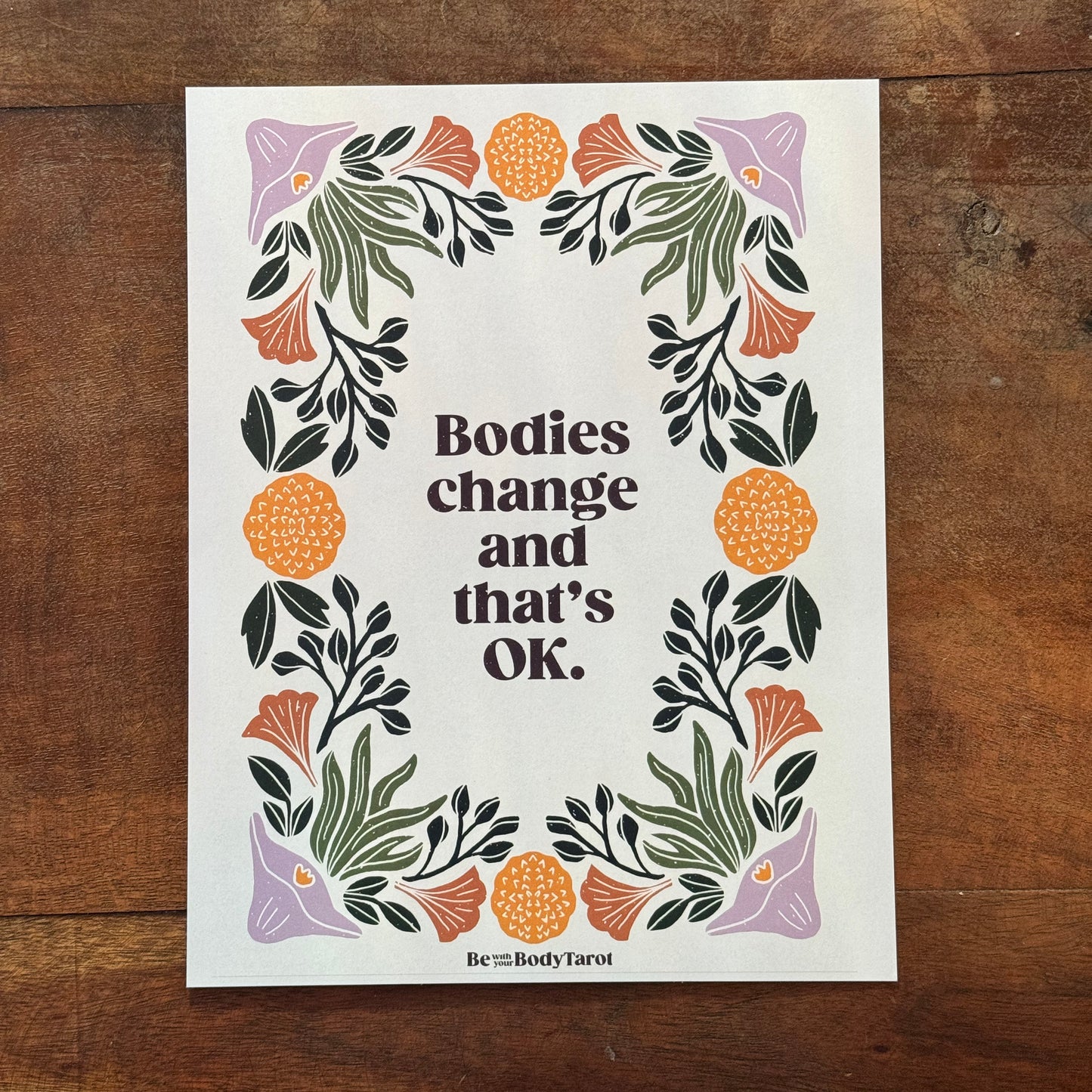 Bodies Change and That’s OK print